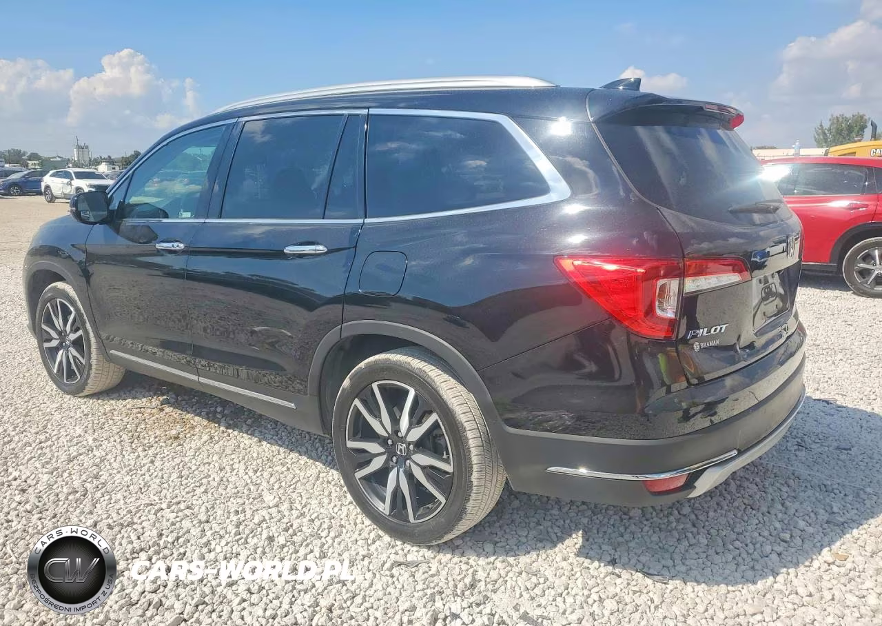 2022 Honda Pilot Touring VIN:5FNYF5H62NB020203 - 2
