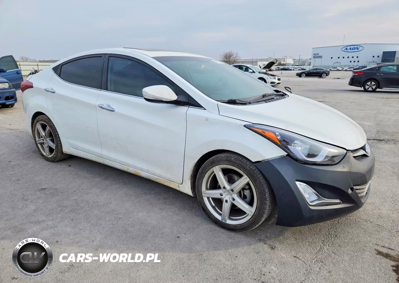 2014 Hyundai Elantra Limited VIN:5NPDH4AE4EH489623 - 4