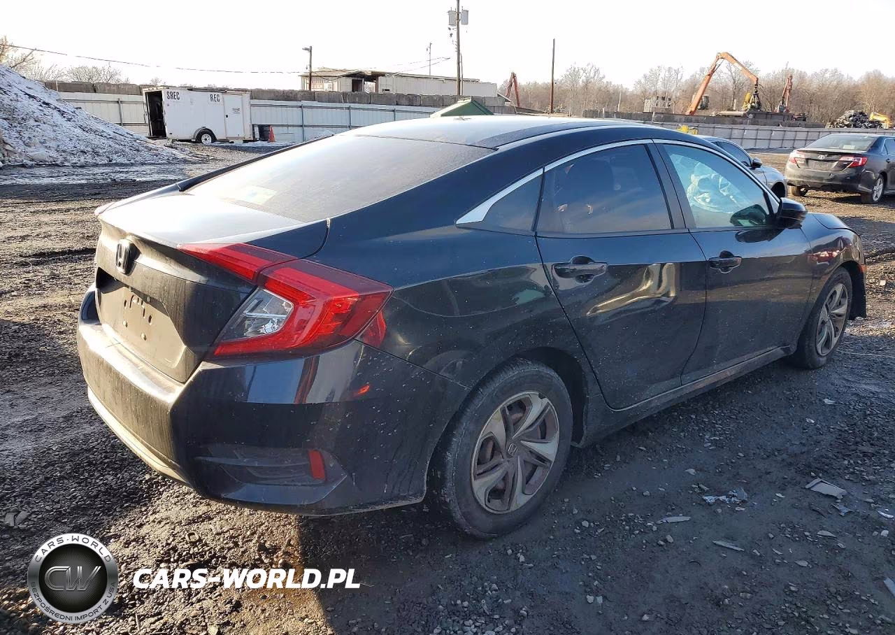 2019 Honda Civic Lx VIN:2HGFC2F63KH573046 - 3