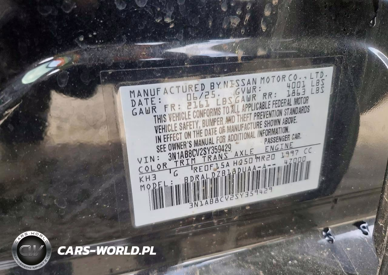 2025 Nissan Sentra Sv VIN:3N1AB8CV2SY359429 - 13