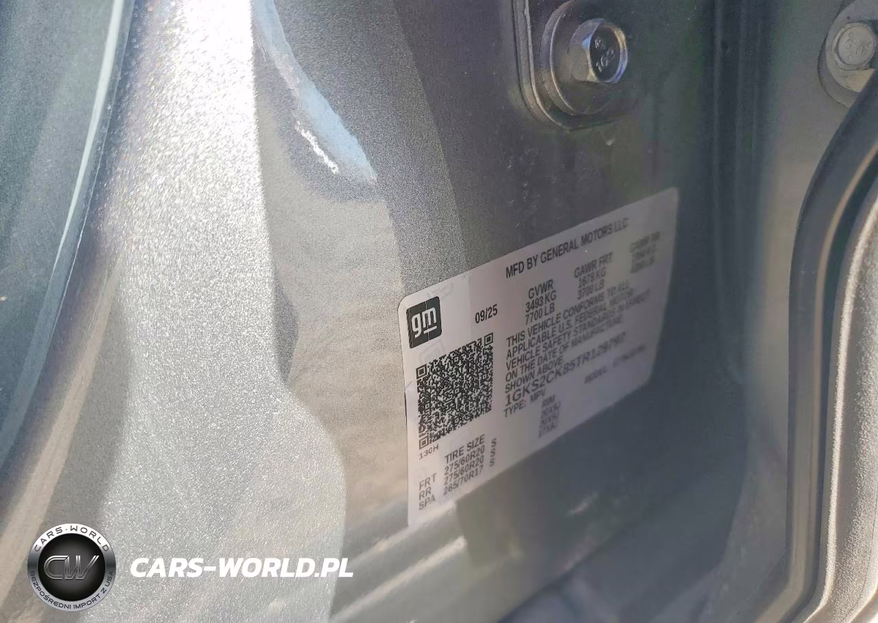 2026 GMC Yukon At4 VIN:1GKS2CK85TR129797 - 13