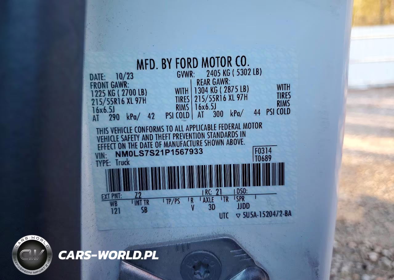 2023 Ford Transit Connect Xl VIN:NM0LS7S21P1567933 - 13