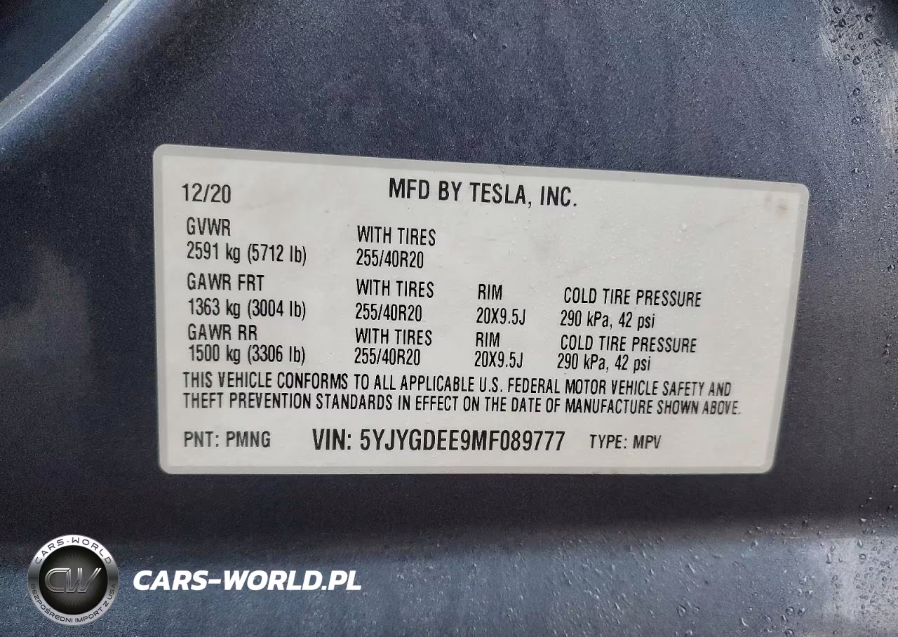 2021 Tesla Model Y VIN:5YJYGDEE9MF089777 - 13