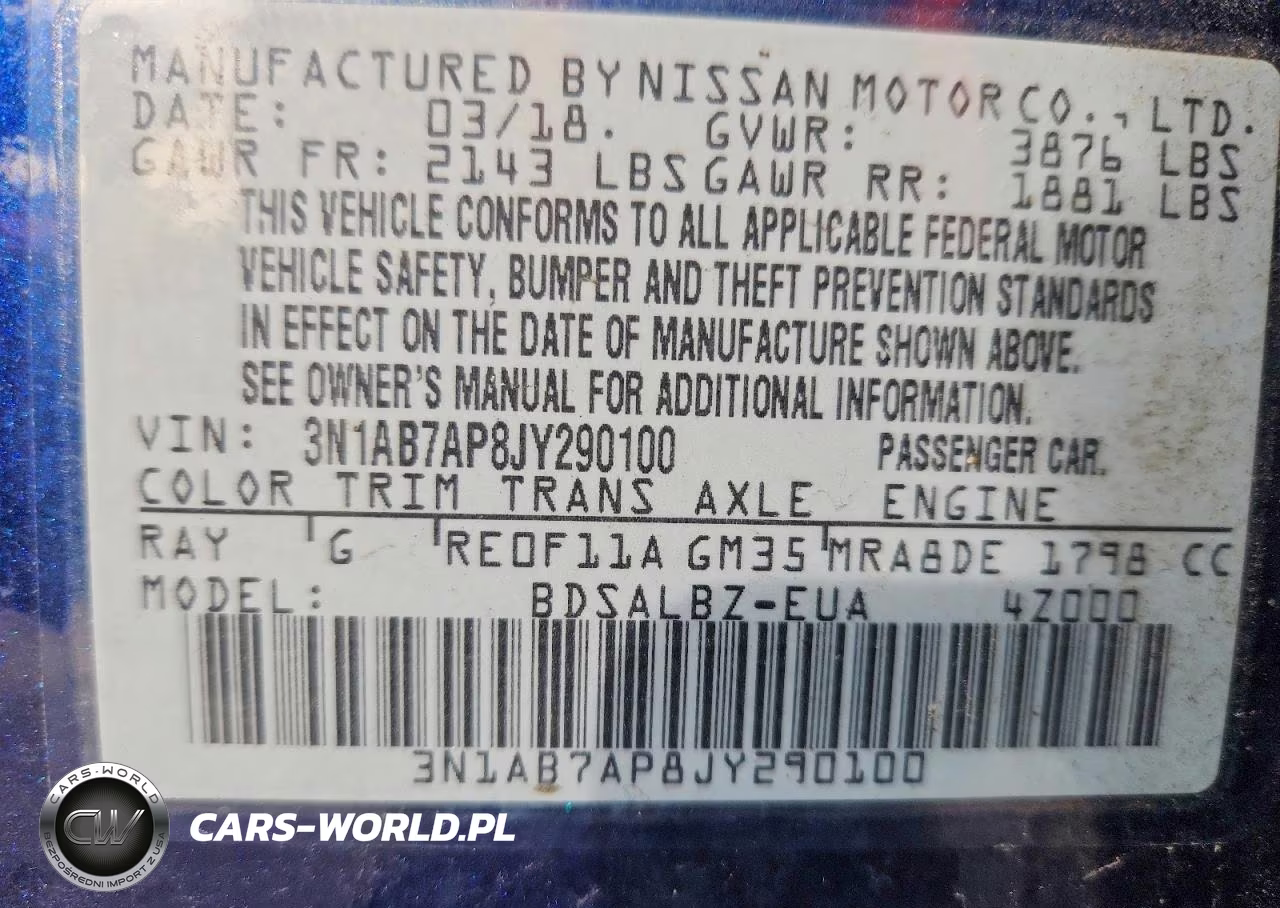 2018 Nissan Sentra S VIN:3N1AB7AP8JY290100 - 13