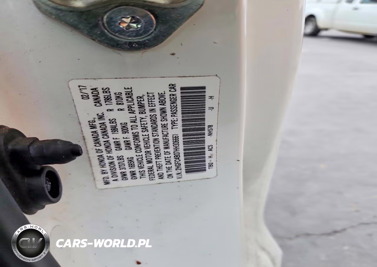 2017 Honda Civic Lx VIN:2HGFC4B07HH306661 - 12