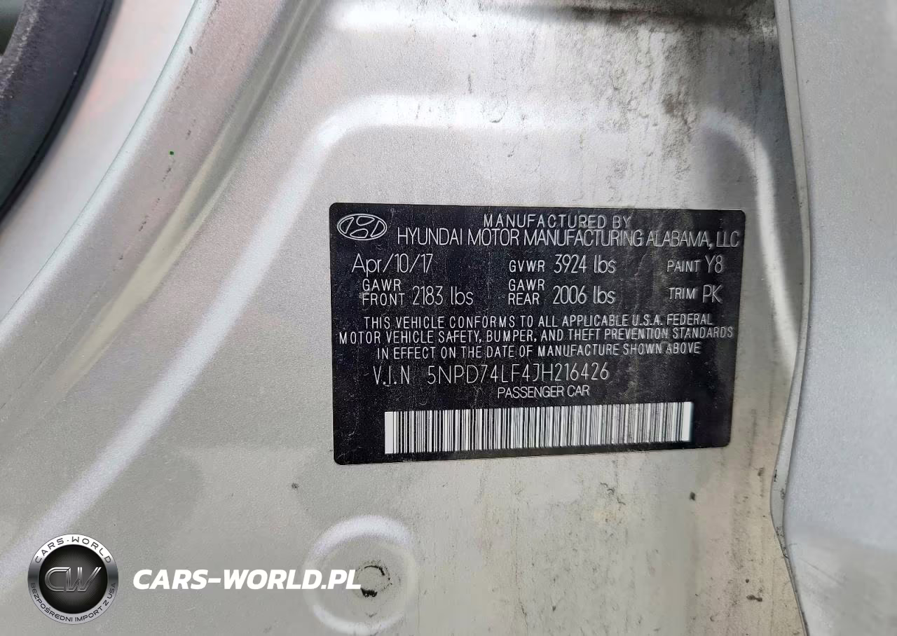 2018 Hyundai Elantra Se VIN:5NPD74LF4JH216426 - 13