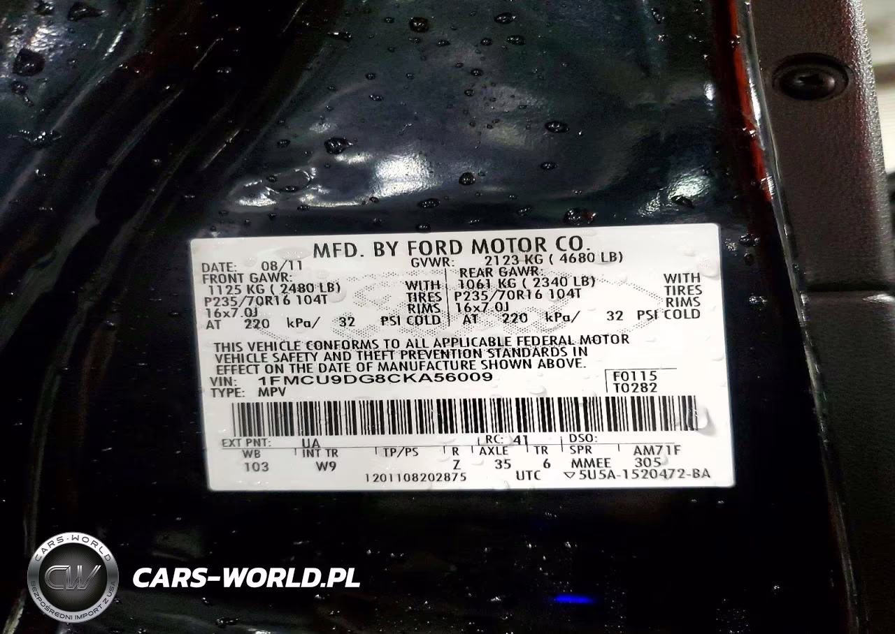 2012 Ford Escape Xlt VIN:1FMCU9DG8CKA56009 - 13