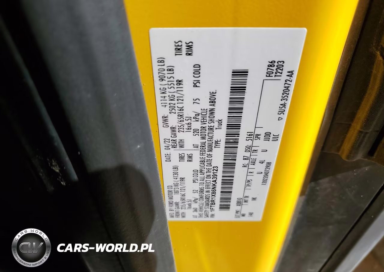 2022 Ford Transit T-250 VIN:1FTBR1X86NKA39123 - 14