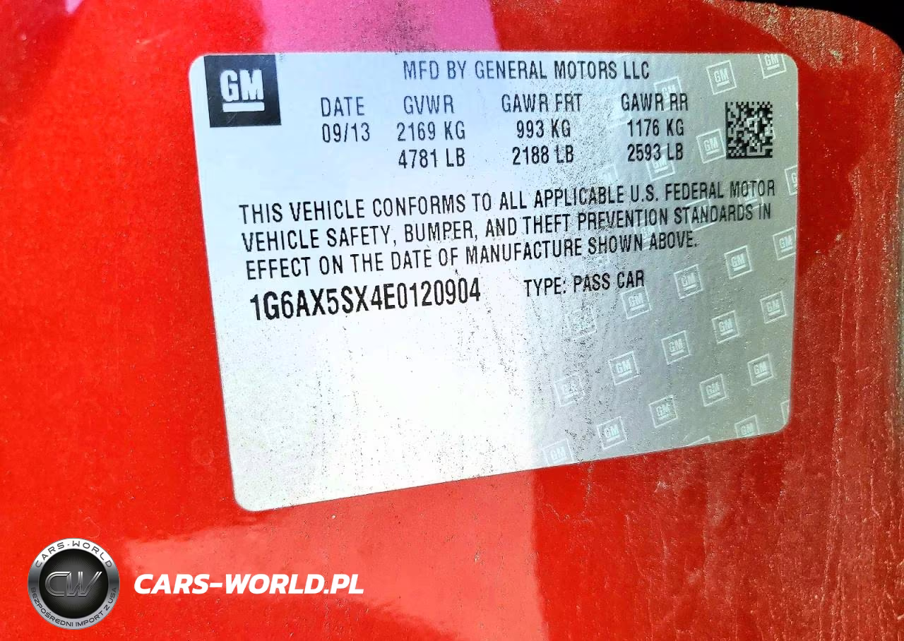 2014 Cadillac Cts Luxury Collection VIN:1G6AX5SX4E0120904 - 12