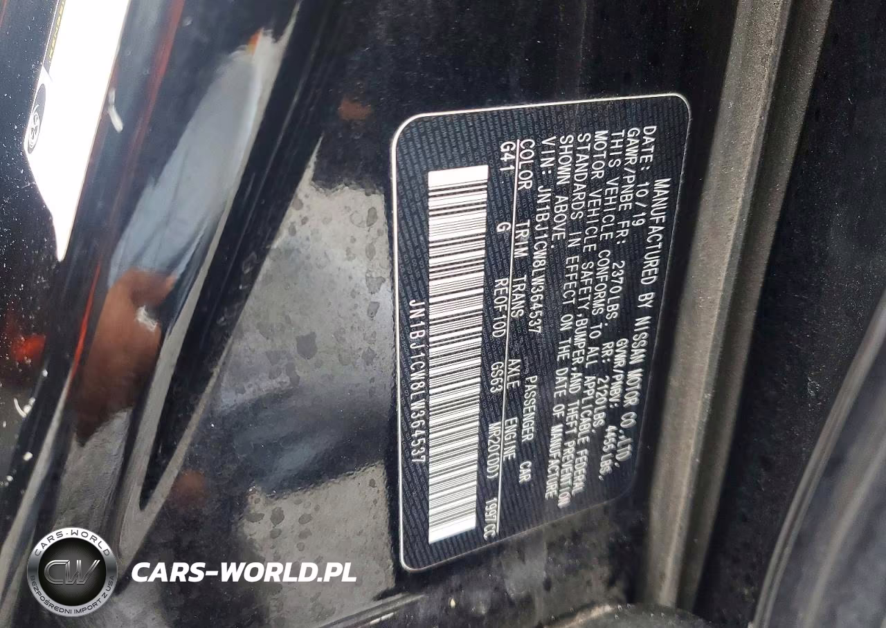 2020 Nissan Rogue Sport S VIN:JN1BJ1CW8LW364537 - 13