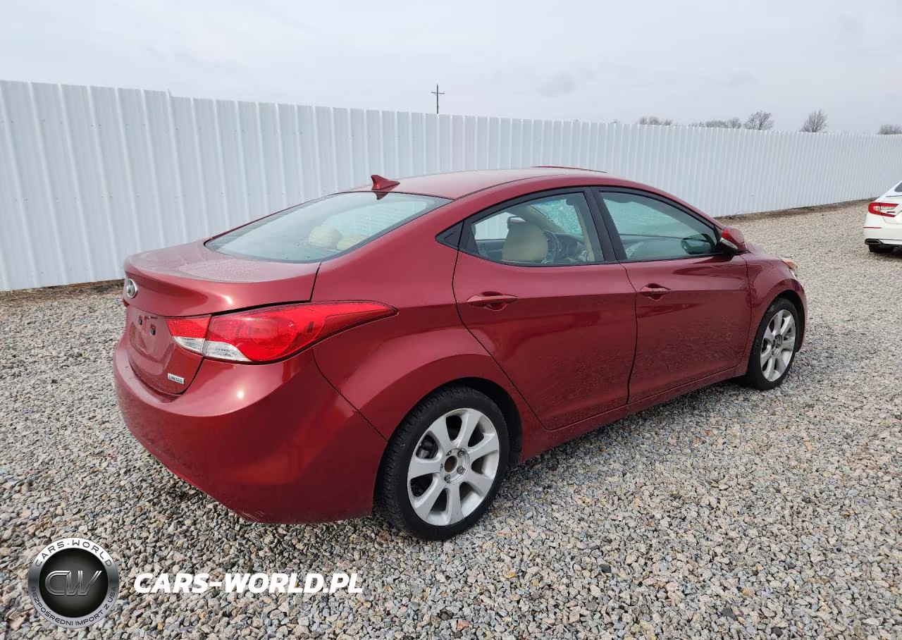 2012 Hyundai Elantra Gls VIN:KMHDH4AEXCU467219 - 3