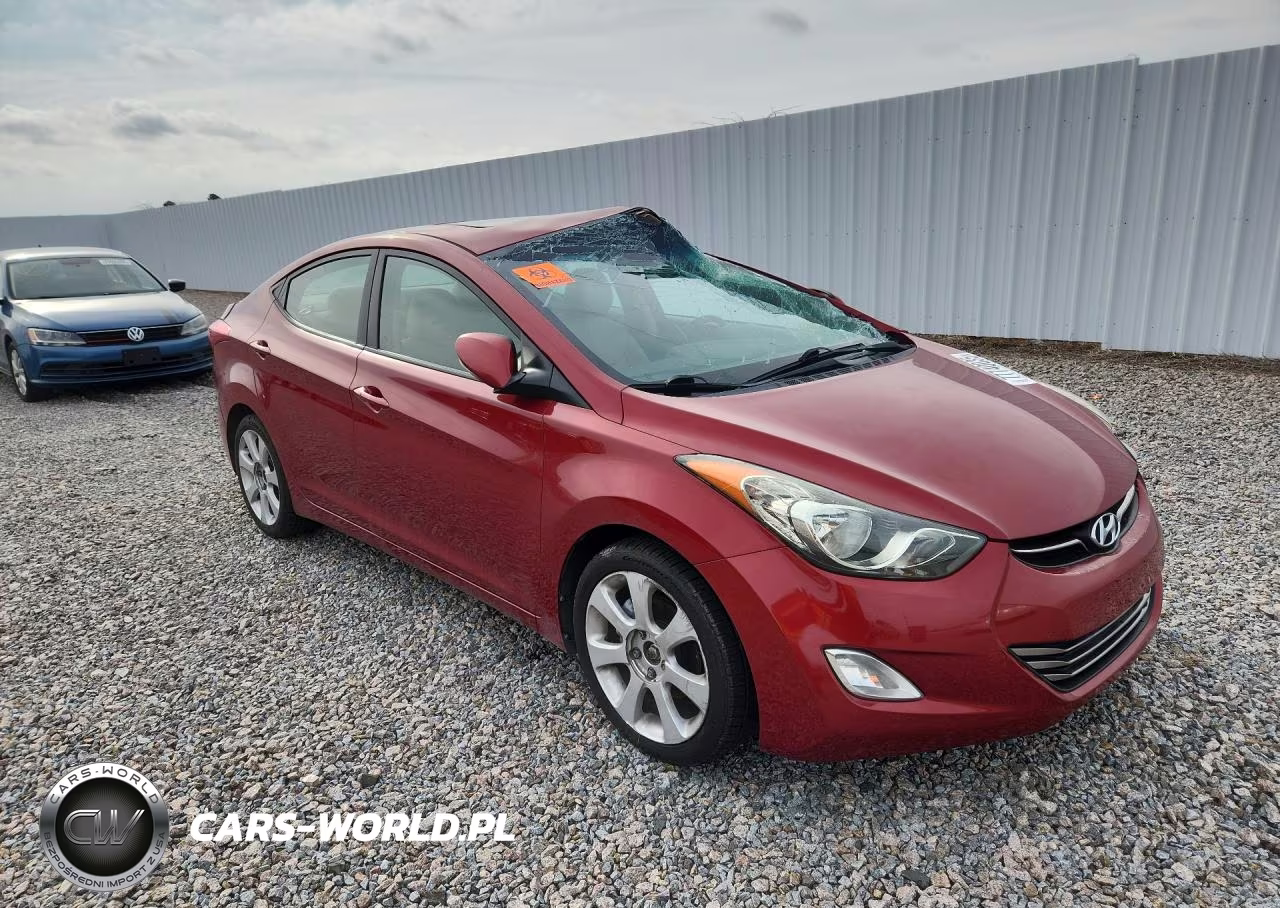 2012 Hyundai Elantra Gls VIN:KMHDH4AEXCU467219 - 4