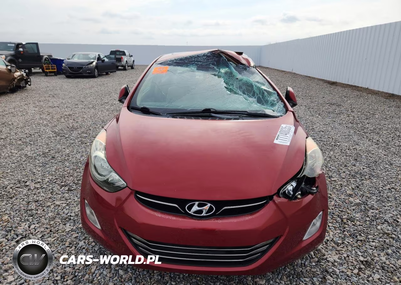 2012 Hyundai Elantra Gls VIN:KMHDH4AEXCU467219 - 5