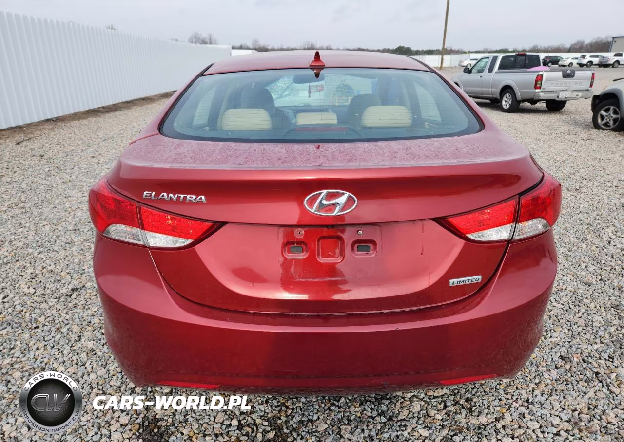 2012 Hyundai Elantra Gls VIN:KMHDH4AEXCU467219 - 6