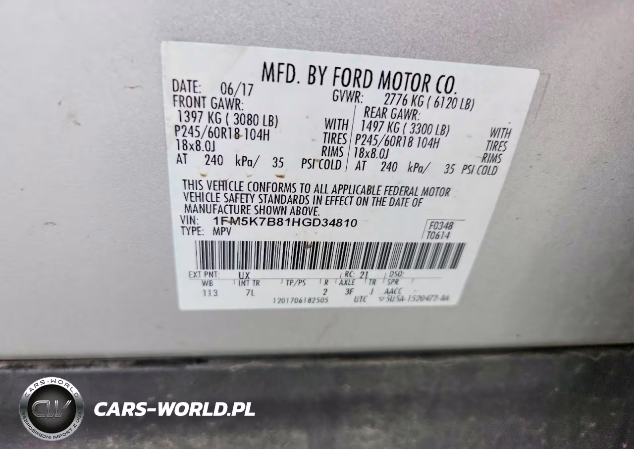 2017 Ford Explorer VIN:1FM5K7B81HGD34810 - 14