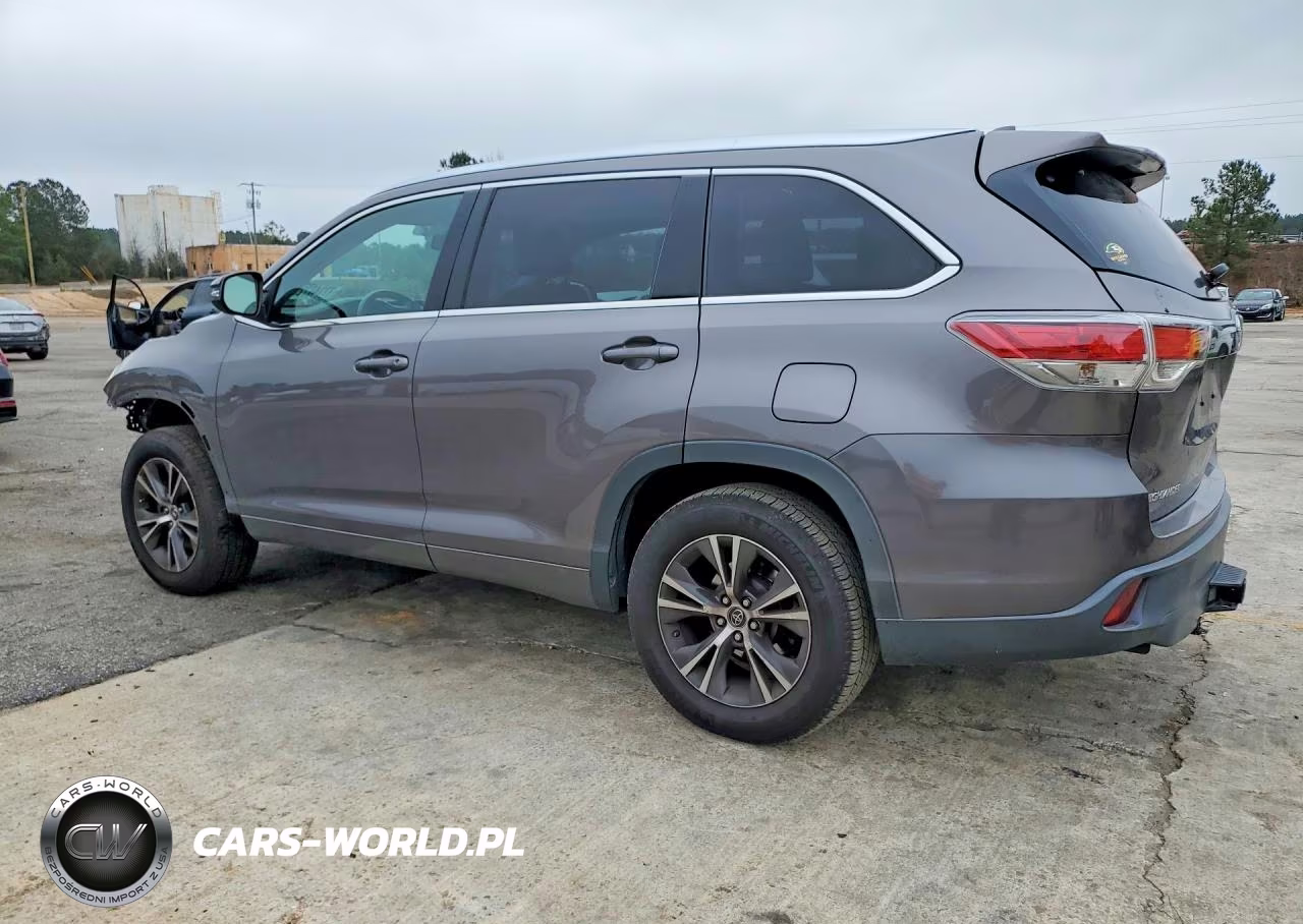2016 Toyota Highlander Xle VIN:5TDKKRFH4GS132688 - 2