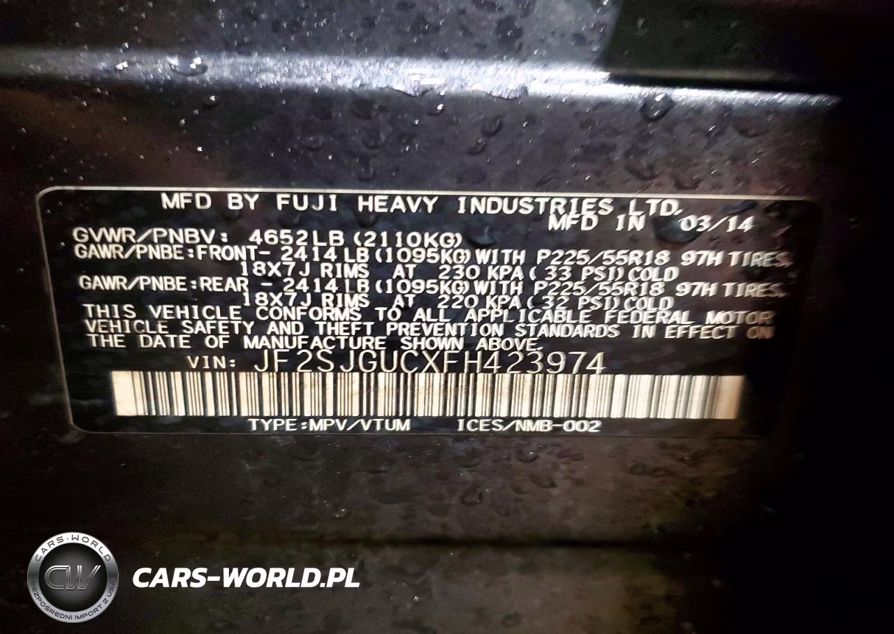 2015 Subaru Forester 2.0Xt Touring VIN:JF2SJGUCXFH423974 - 13