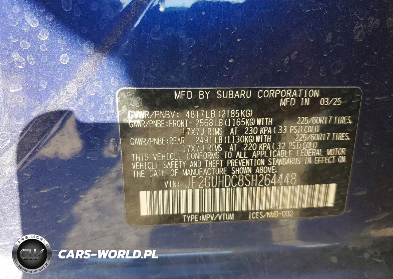 2025 Subaru Crosstrek Premium VIN:JF2GUHDC8SH264448 - 12
