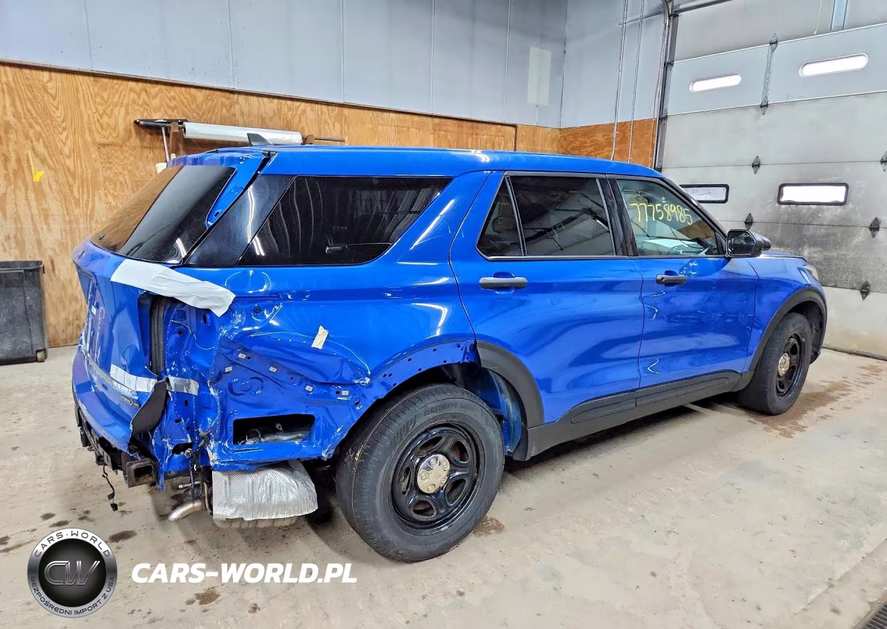 2022 Ford Explorer Police Interceptor VIN:1FM5K8AW4NNA07153 - 3