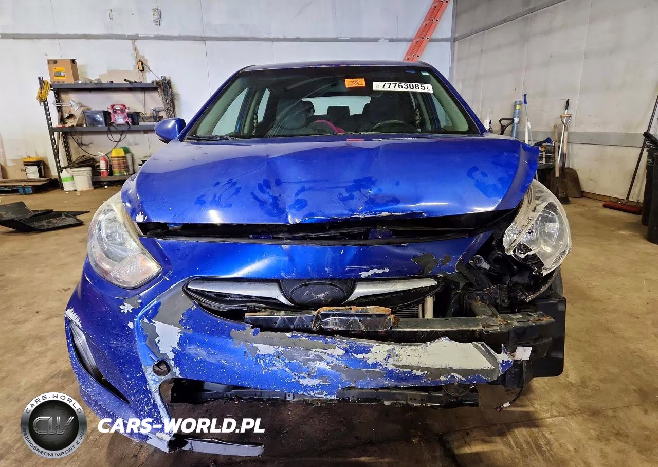 2013 Hyundai Accent Gls VIN:KMHCU5AE3DU084978 - 5