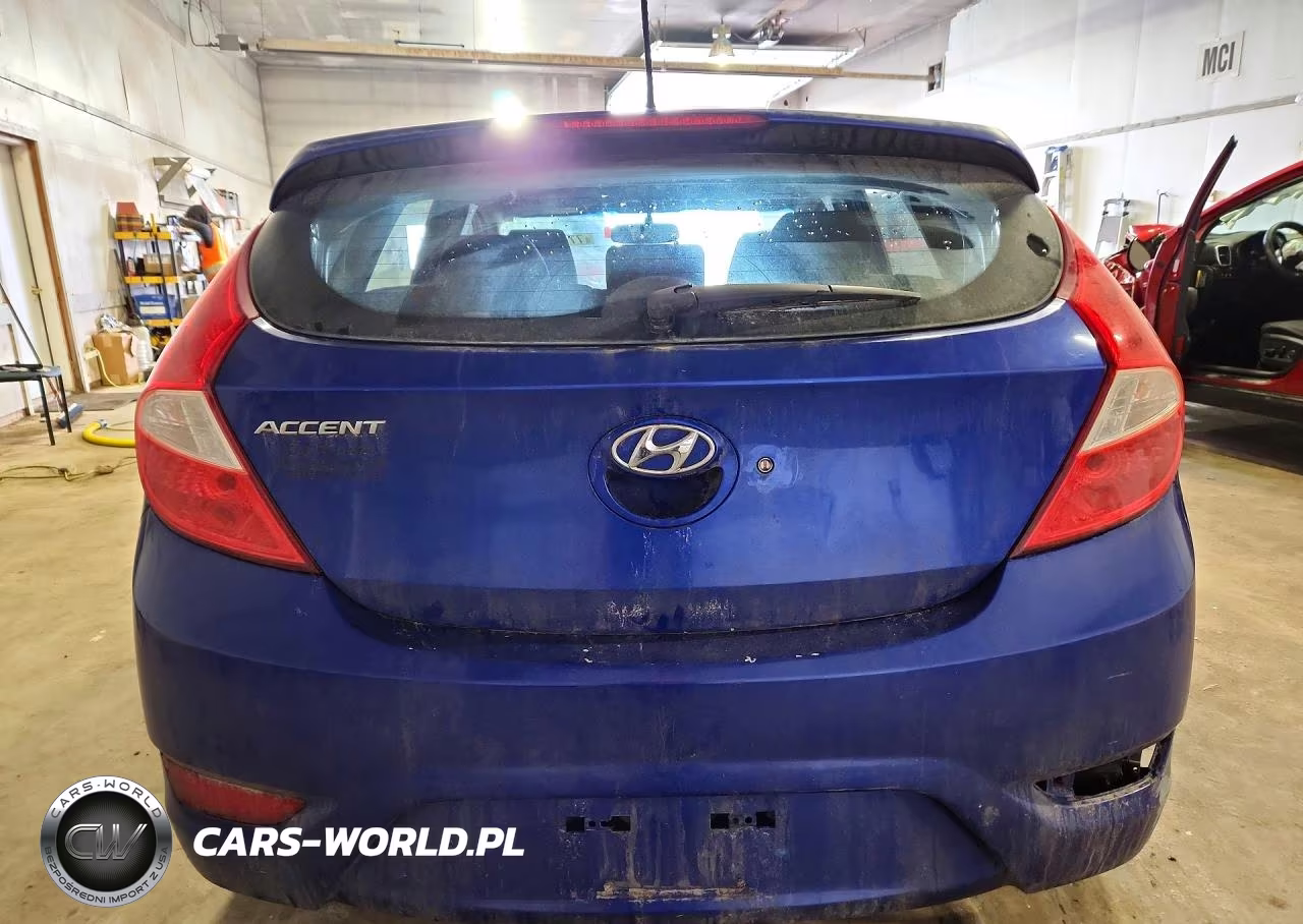 2013 Hyundai Accent Gls VIN:KMHCU5AE3DU084978 - 6