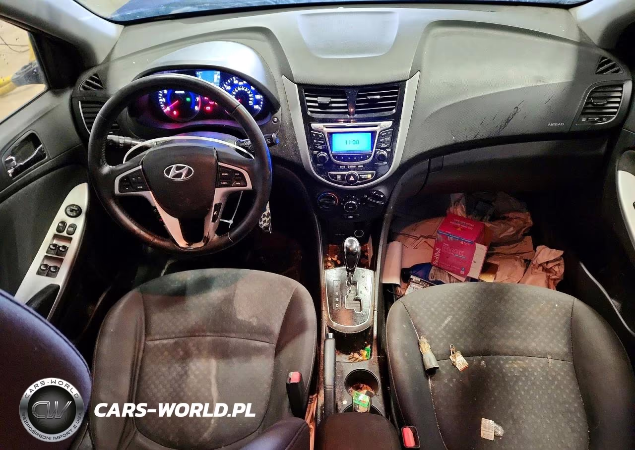 2013 Hyundai Accent Gls VIN:KMHCU5AE3DU084978 - 8
