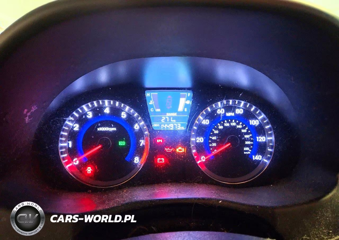 2013 Hyundai Accent Gls VIN:KMHCU5AE3DU084978 - 9