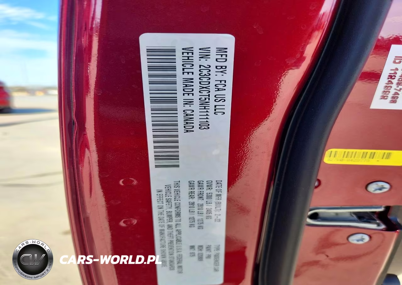 2022 Dodge Charger R VIN:2C3CDXCT5NH111103 - 13