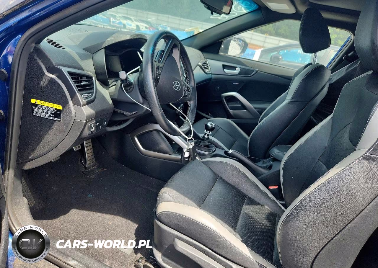 2016 Hyundai Veloster Turbo VIN:KMHTC6AEXGU272233 - 7