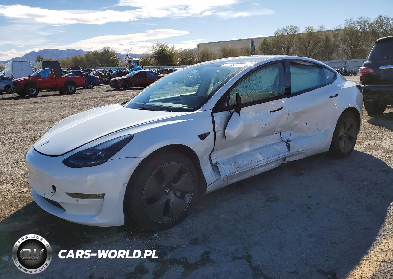 2022 Tesla Model 3 VIN:5YJ3E1EA0NF329747 - 1