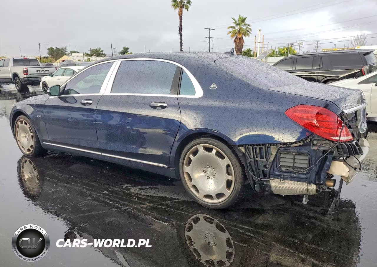 2016 Mercedes-Benz S Mercedes-Maybach S600 VIN:WDDUX7GB5GA165789 - 2