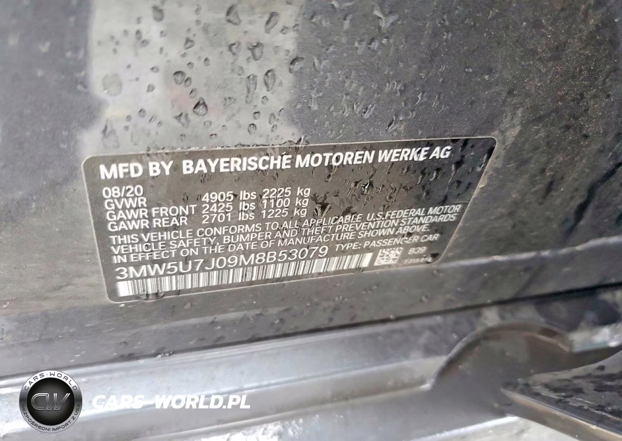 2021 BMW M340I VIN:3MW5U7J09M8B53079 - 12