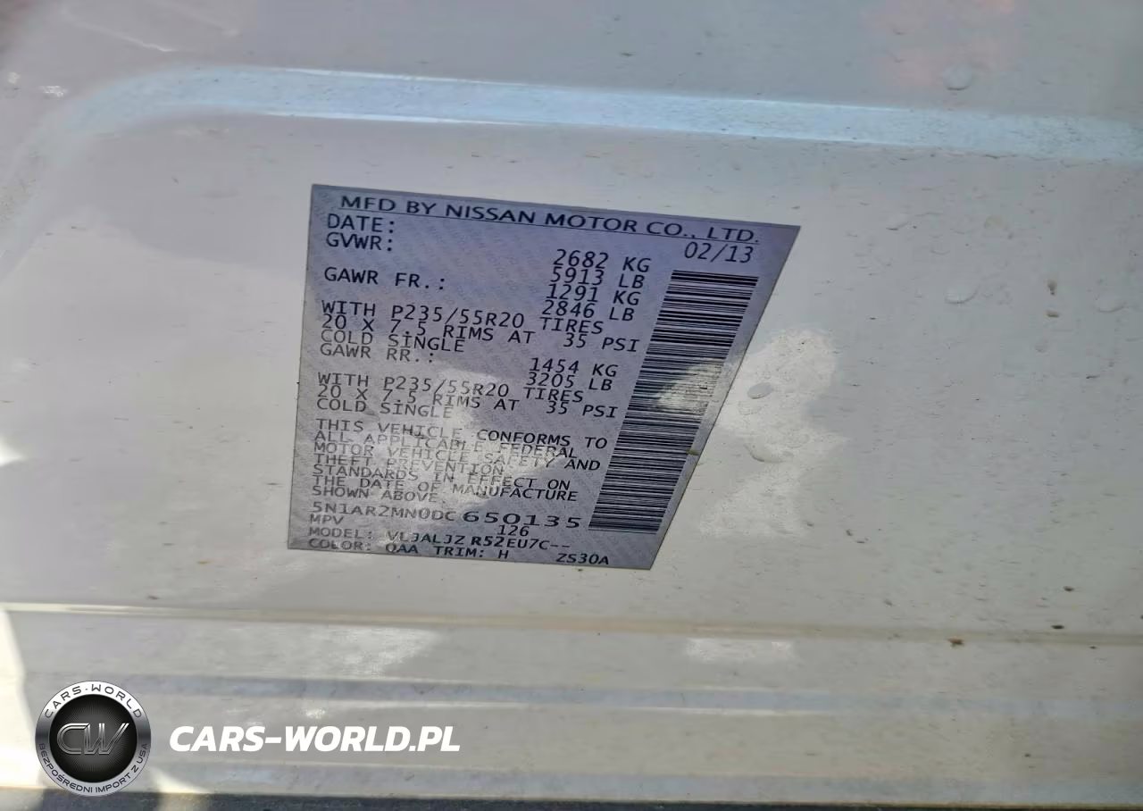 2013 Nissan Pathfinder S VIN:5N1AR2MN0DC650135 - 13
