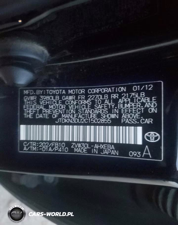 2012 Toyota Prius VIN:JTDKN3DU2C1502855 - 12