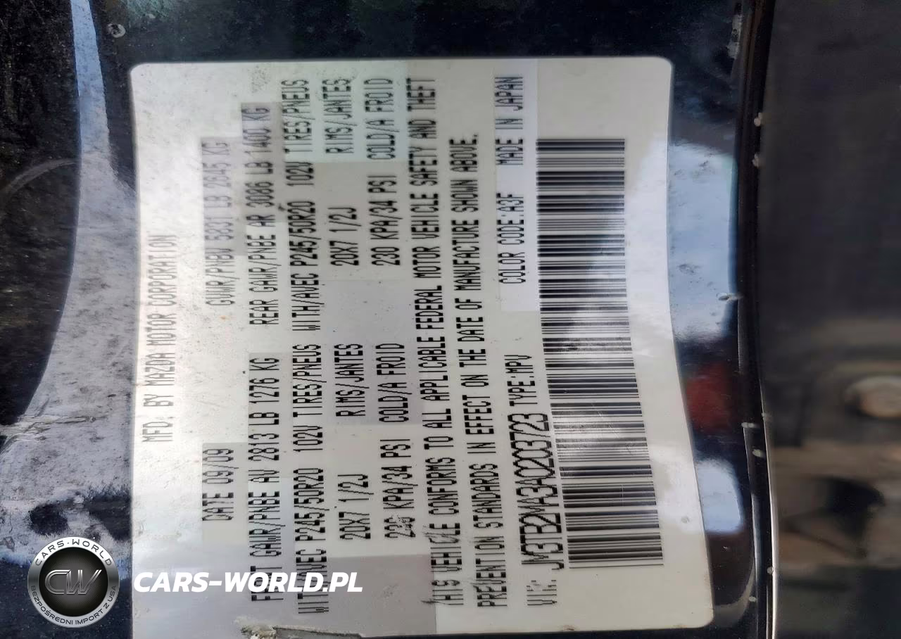 2010 Mazda Cx-9 VIN:JM3TB2MA3A0203723 - 13