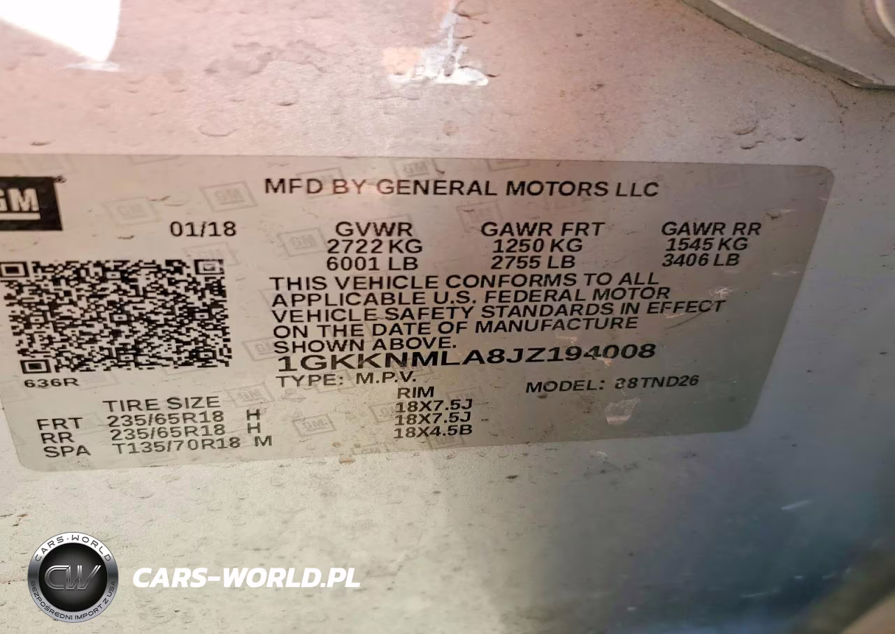 2018 GMC Acadia Slt-1 VIN:1GKKNMLA8JZ194008 - 14