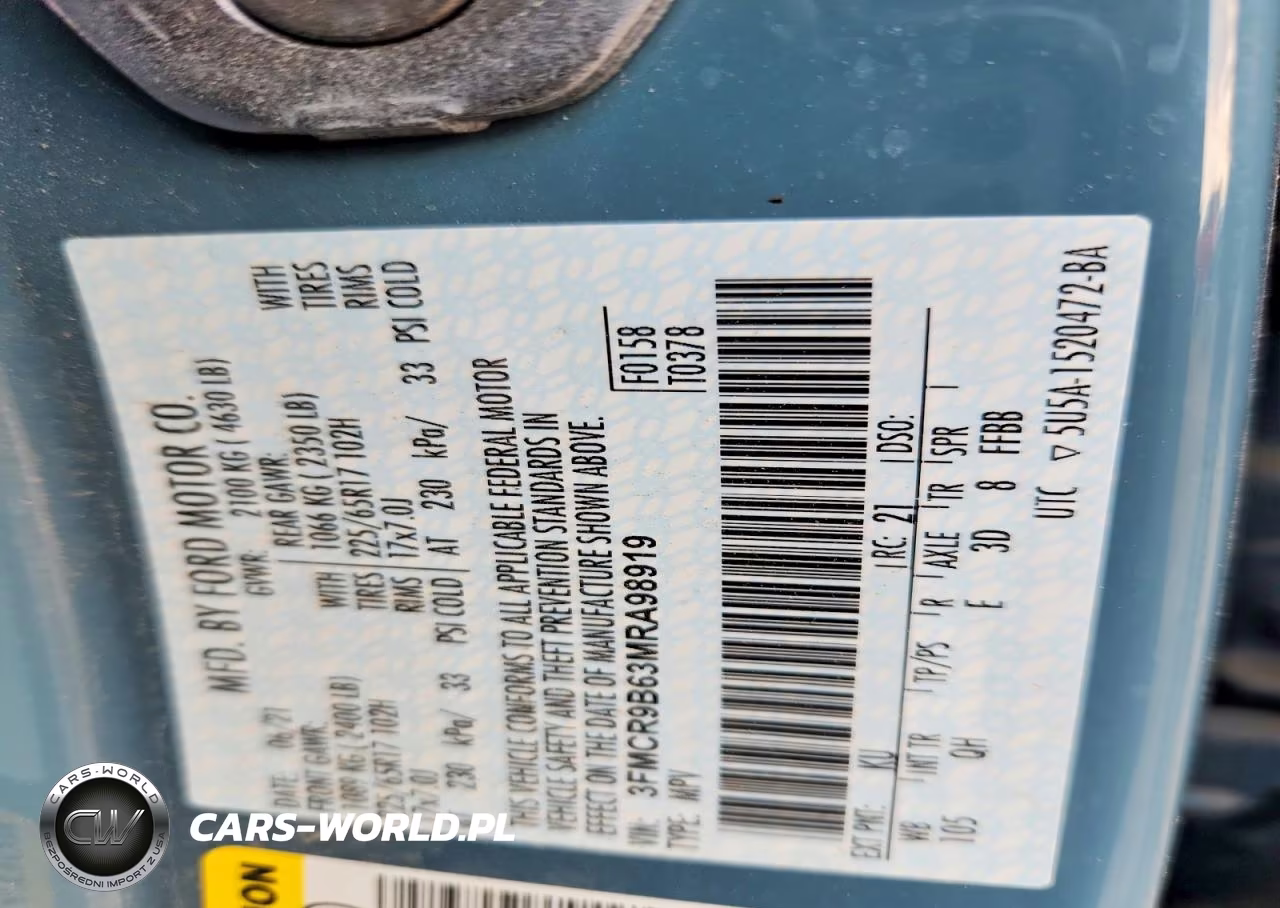 2021 Ford Bronco Sport Big Bend VIN:3FMCR9B63MRA98919 - 12