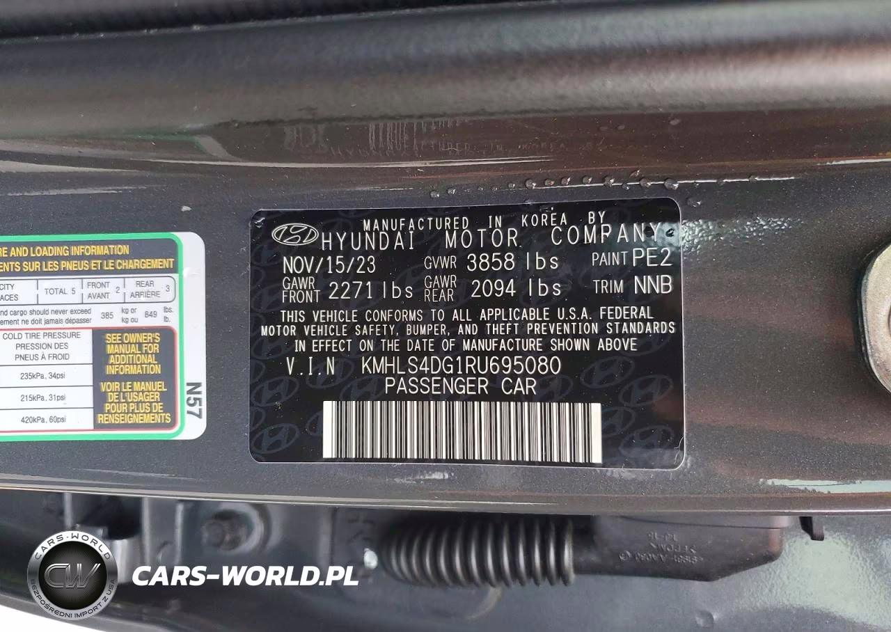 2024 Hyundai Elantra Sel VIN:KMHLS4DG1RU695080 - 12