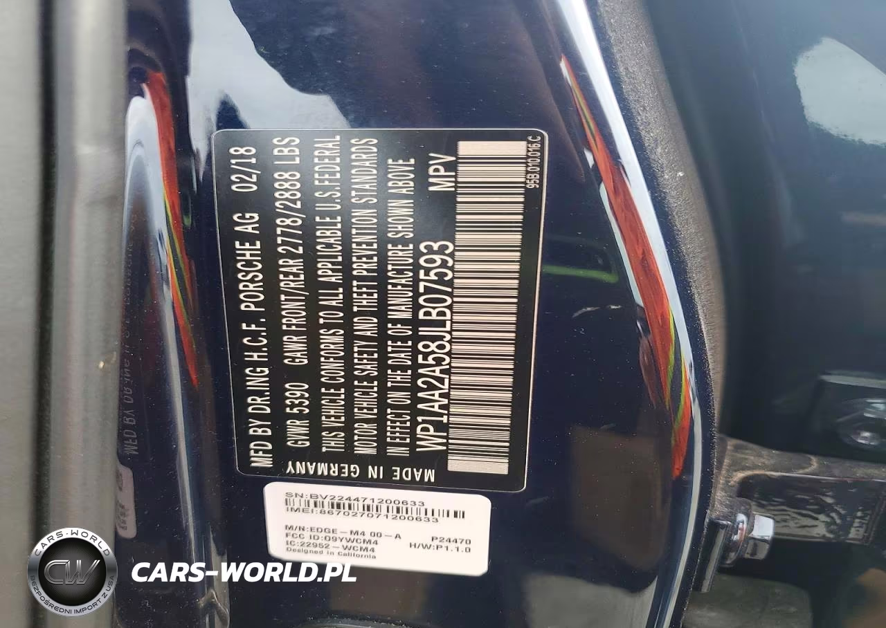2018 Porsche Macan VIN:WP1AA2A58JLB07593 - 13