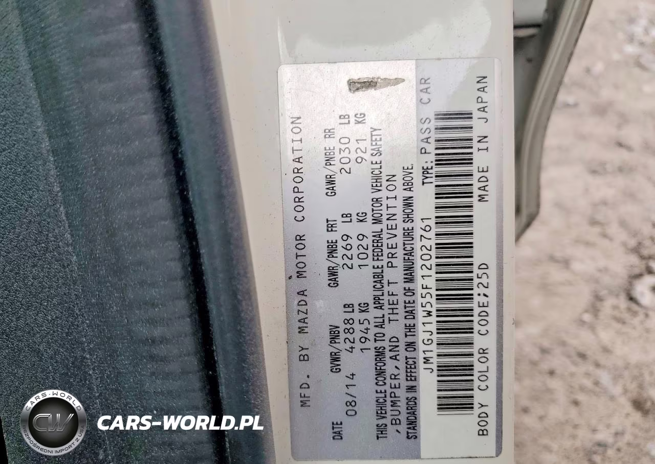 2015 Mazda 6 Grand Touring VIN:JM1GJ1W55F1202761 - 12