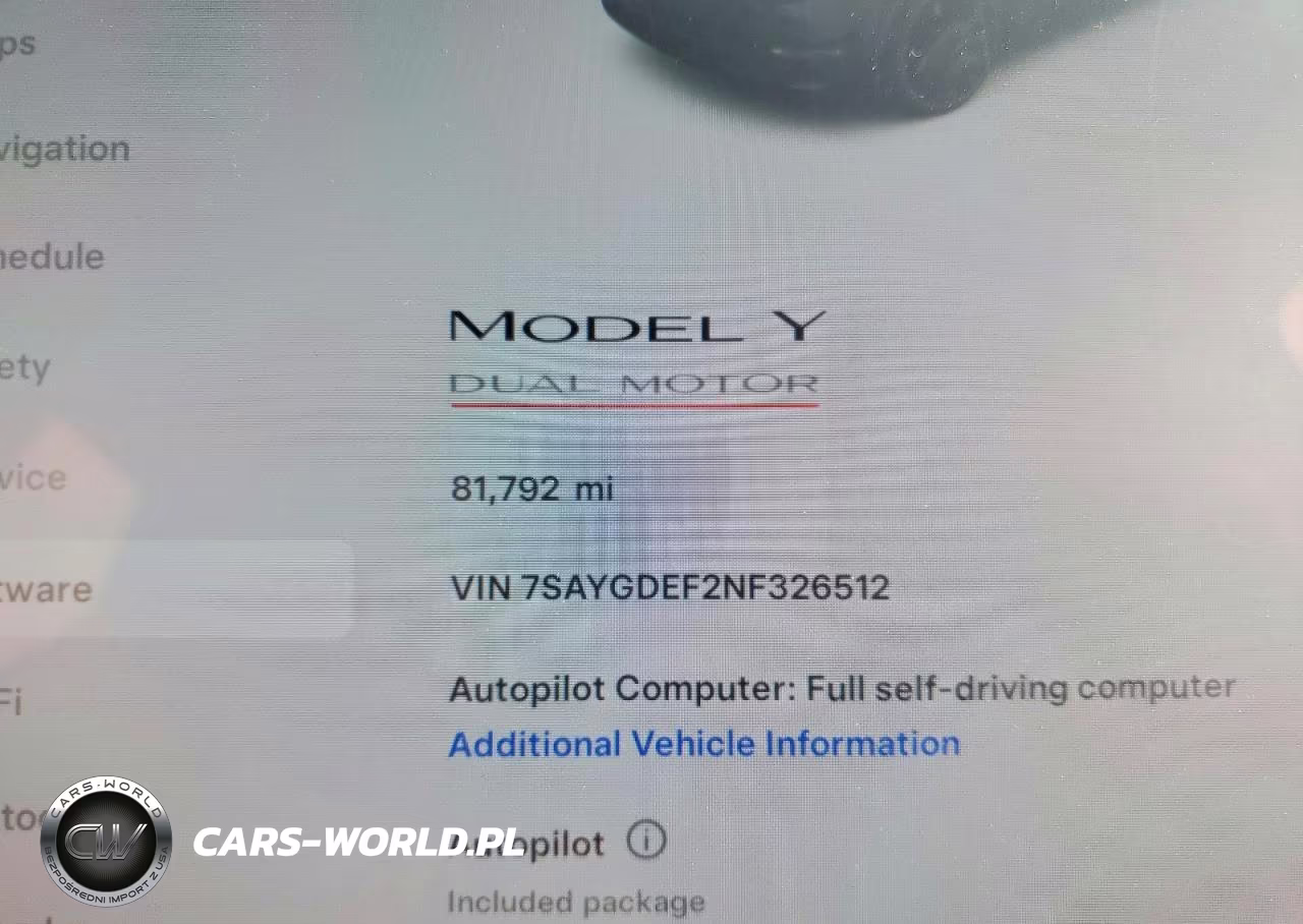 2022 Tesla Model Y VIN:7SAYGDEF2NF326512 - 9