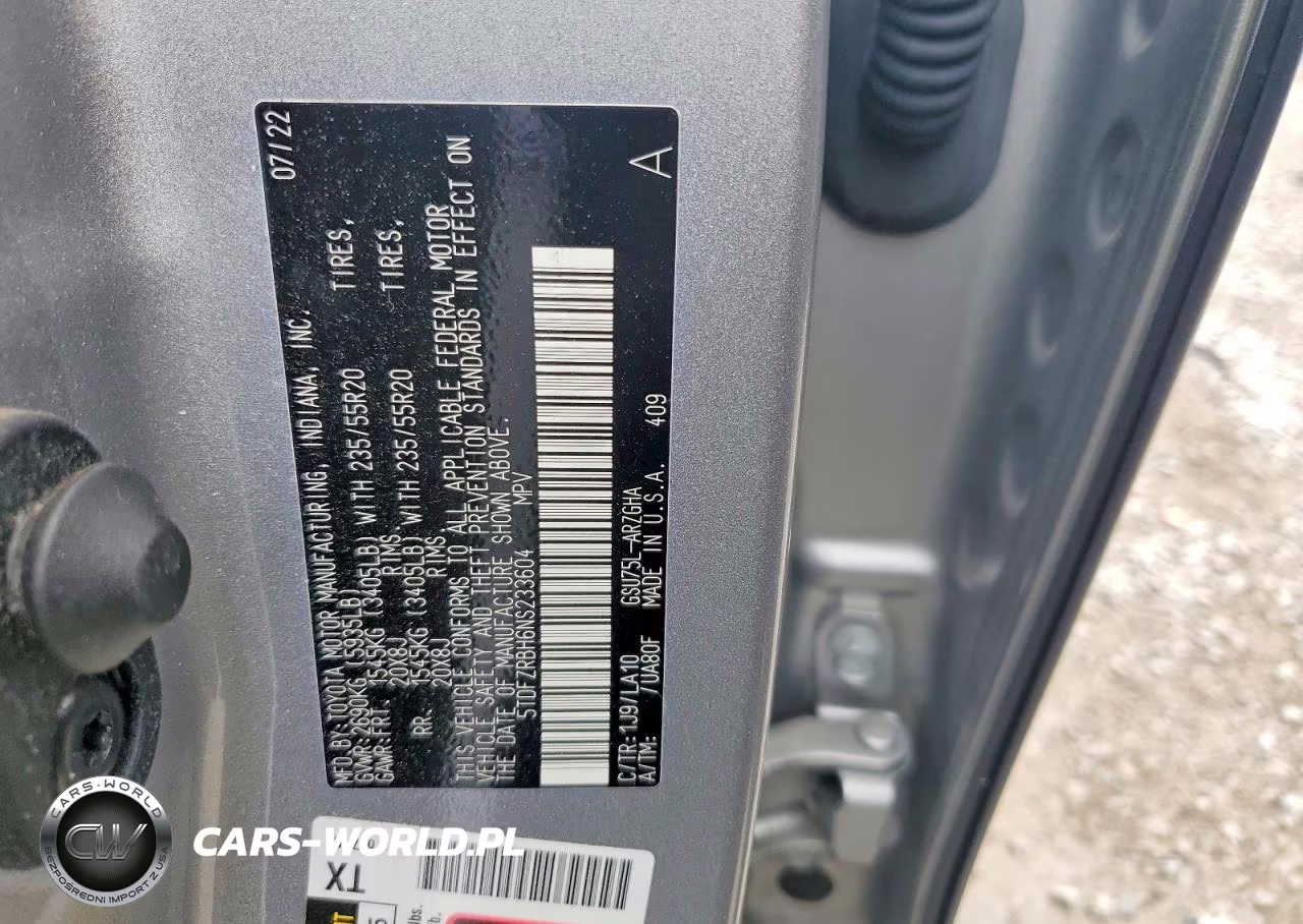 2022 Toyota Highlander Platinum VIN:5TDFZRBH6NS233604 - 14