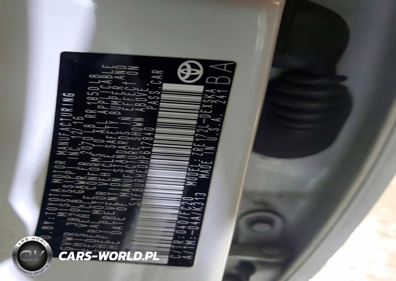 2017 Toyota Corolla Se VIN:5YFBURHE0HP617840 - 12