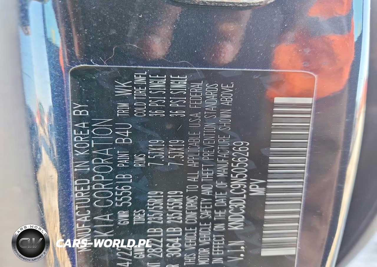 2022 Kia Ev6 Light VIN:KNDC3DLC9N5056269 - 12