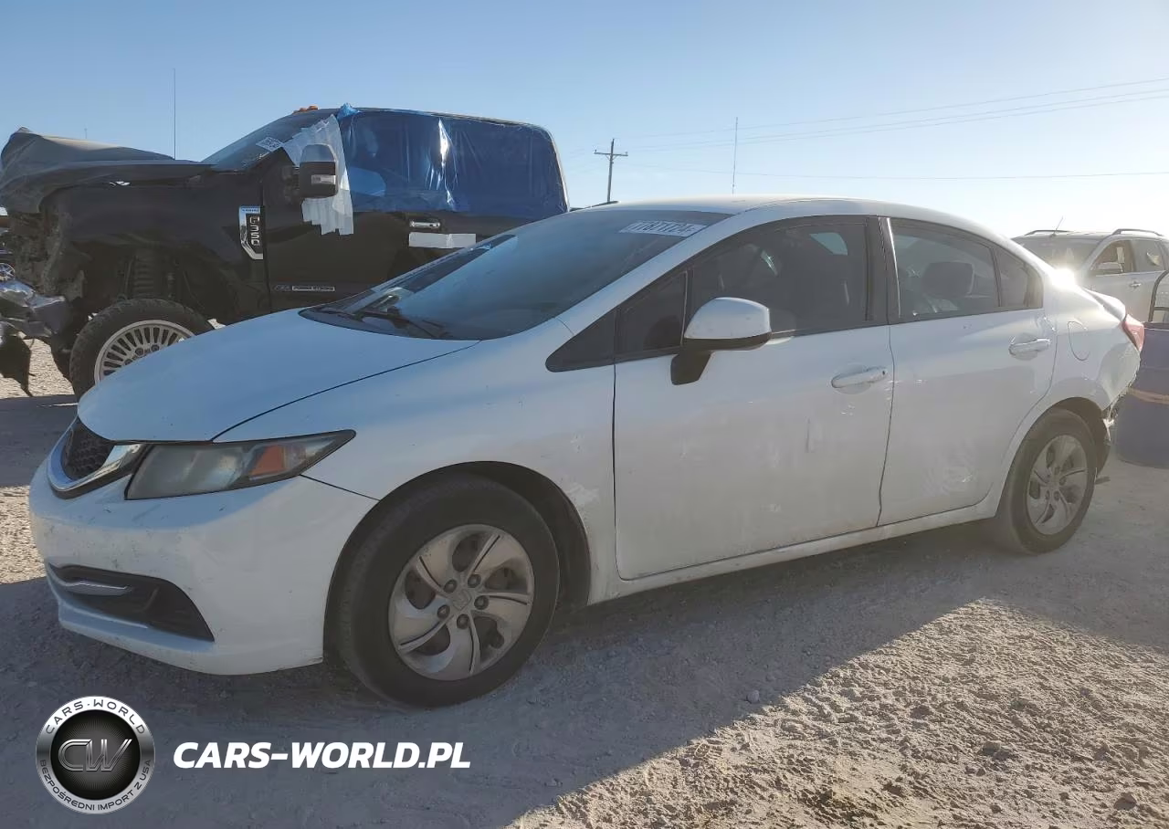 2013 Honda Civic Lx VIN:19XFB2F51DE073958 - 1
