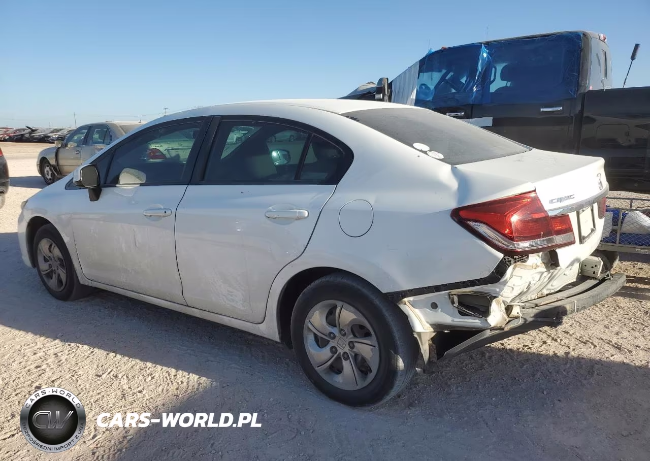 2013 Honda Civic Lx VIN:19XFB2F51DE073958 - 2