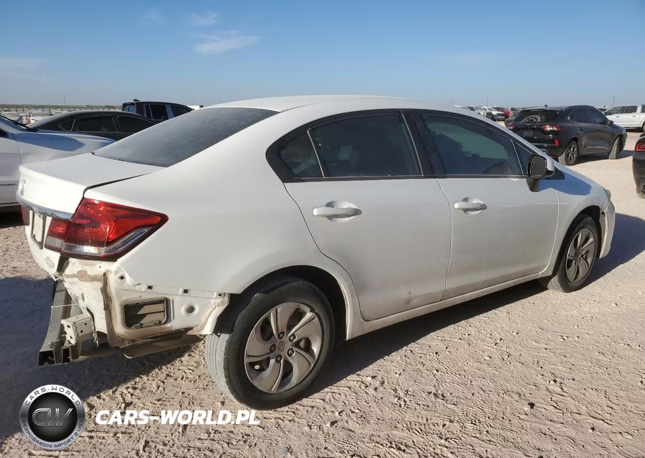 2013 Honda Civic Lx VIN:19XFB2F51DE073958 - 3