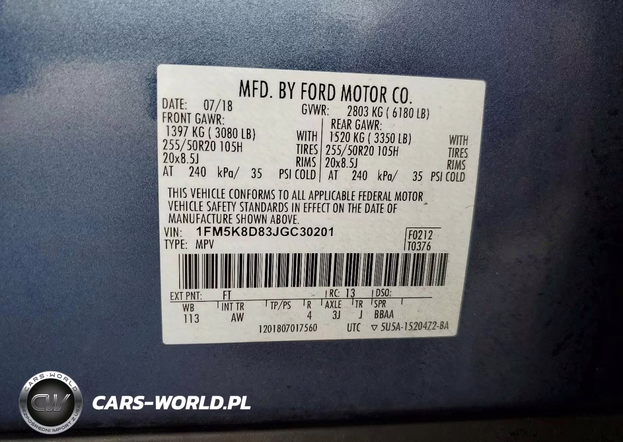2018 Ford Explorer Xlt VIN:1FM5K8D83JGC30201 - 13