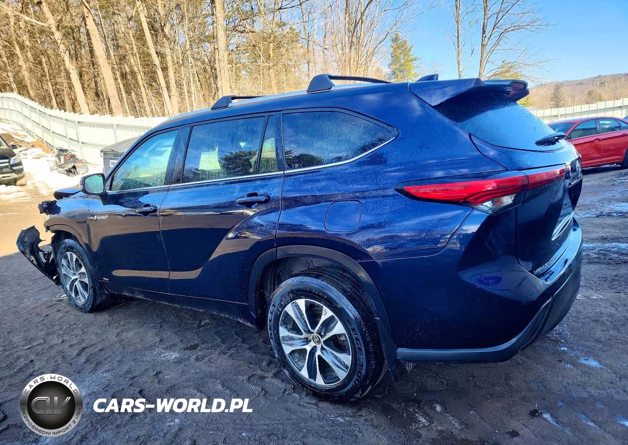 2021 Toyota Highlander Hybrid Xle VIN:5TDGBRCH6MS525842 - 2