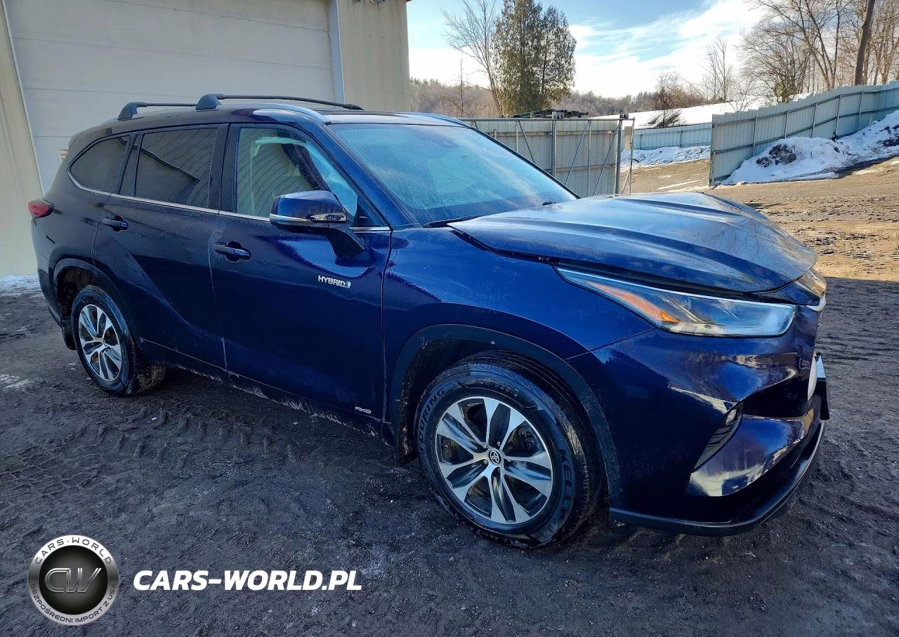 2021 Toyota Highlander Hybrid Xle VIN:5TDGBRCH6MS525842 - 4